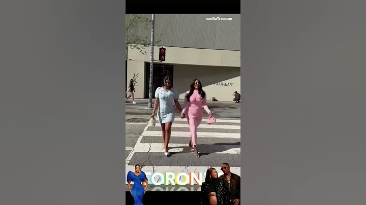 Chiomagoodhair & Priscilla Ojo Mkambala serving looks while shopping on the streets of Toronto