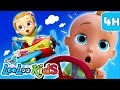 Johny johny vehicle song and more 4 hours of educational songs by looloo kids