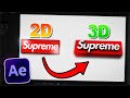 How To Turn 2D Image's Into a 3D Object In After Effects... (SUPER EASY)