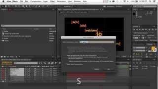 Kinetic Typography 3 Nesting and Pre Composing