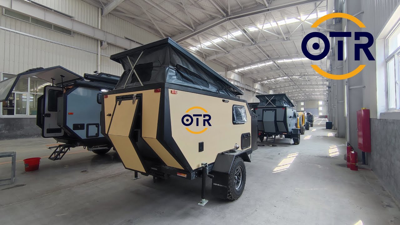 Super light off road camping RV travel trailer caravan under 750kg 