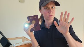ASMR ~ Security Airport Role-play | Customs Officer 👩🏽‍✈️ screenshot 1