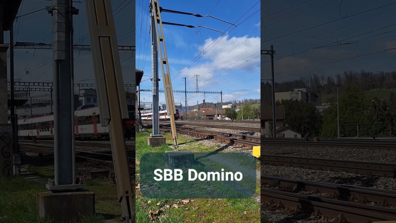 SBB Domino bei Windisch, Kanton Aargau, Schweiz 2023 / #shorts