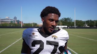 Jaguars rookie Caleb Ransaw on adjusting to position change, new defensive scheme, padded practice