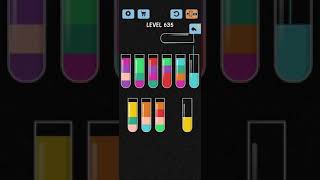 Water Color Sort Level 635 Walkthrough Solution iOS/Android