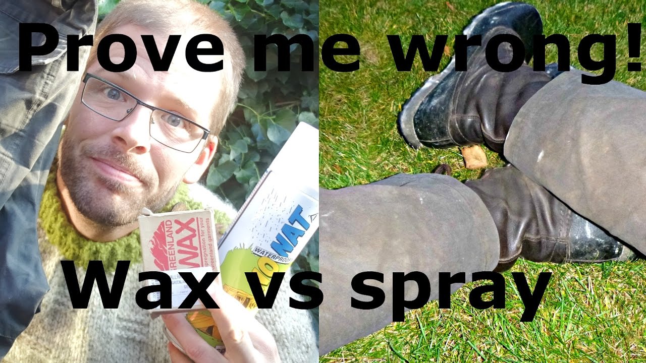 Fjällräven pants: Clear result on wax vs impregnation