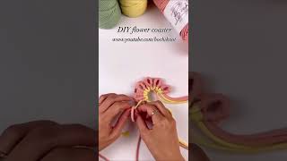 From Petals to Practical: Make This DIY Macrame Coaster