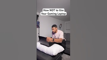 How NOT to use your Gaming Laptop 😅