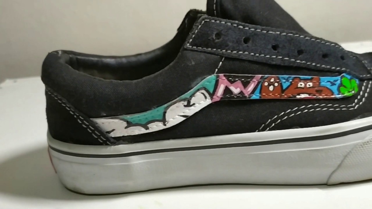 Custom sepatu Vans |KanangJoy| - YouTube