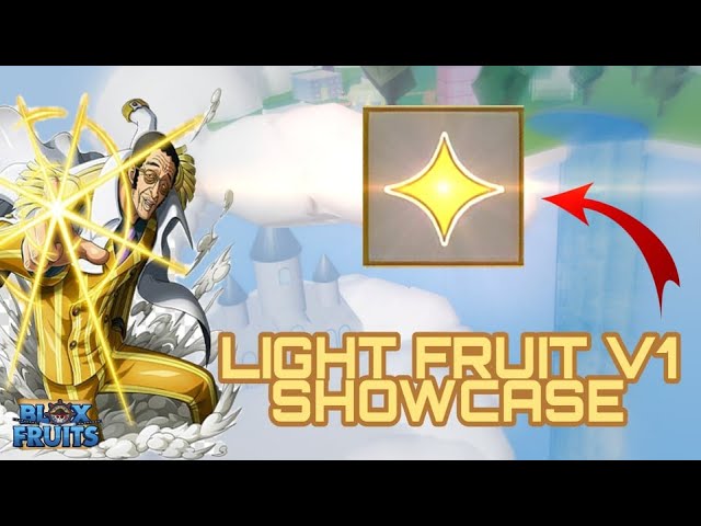 LIGHT Fruit V1 Showcase on BLOX FRUITS 