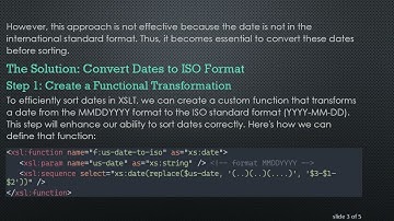 Mastering Date Sorting in XSLT 3.0