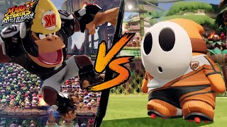 Mario Strikers Battle League #127 - Donkey Kong vs Shy Guy