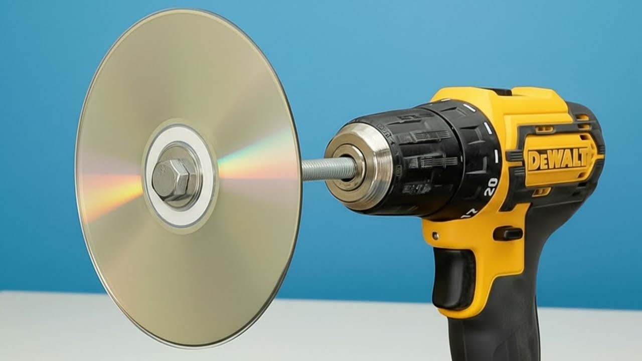 Миллионы домов нуждаются в этом, но никто это не производит! Просто вставьте компакт-диск в дрель,