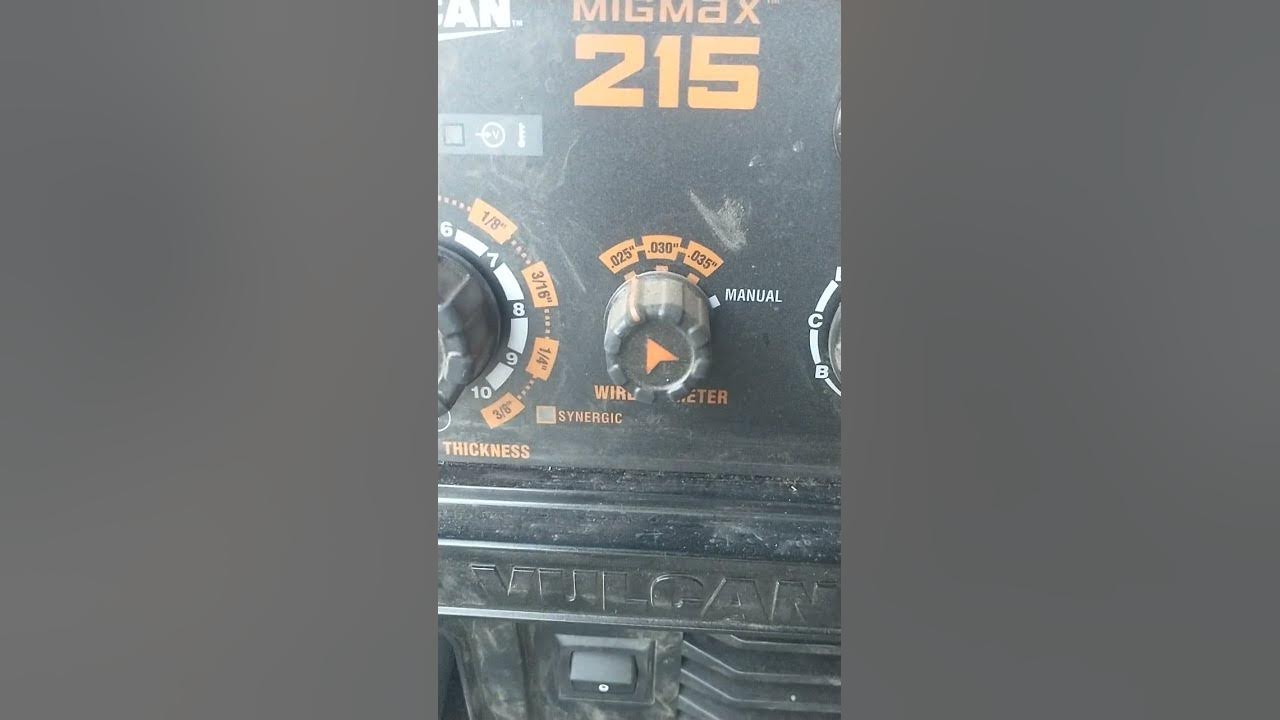 quickie Tool Review Vulcan 215 Mig welder YouTube