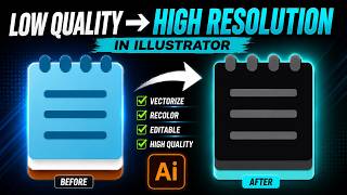 Turn a Low-Quality Image Into an Editable Vector in Illustrator