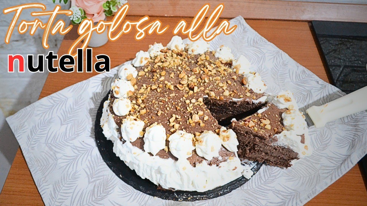 TORTA GOLOSA ALLA NUTELLA | ricetta facile
