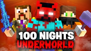 Trapped 100 Nights Inside The Underworld in Minecraft... (Movie)