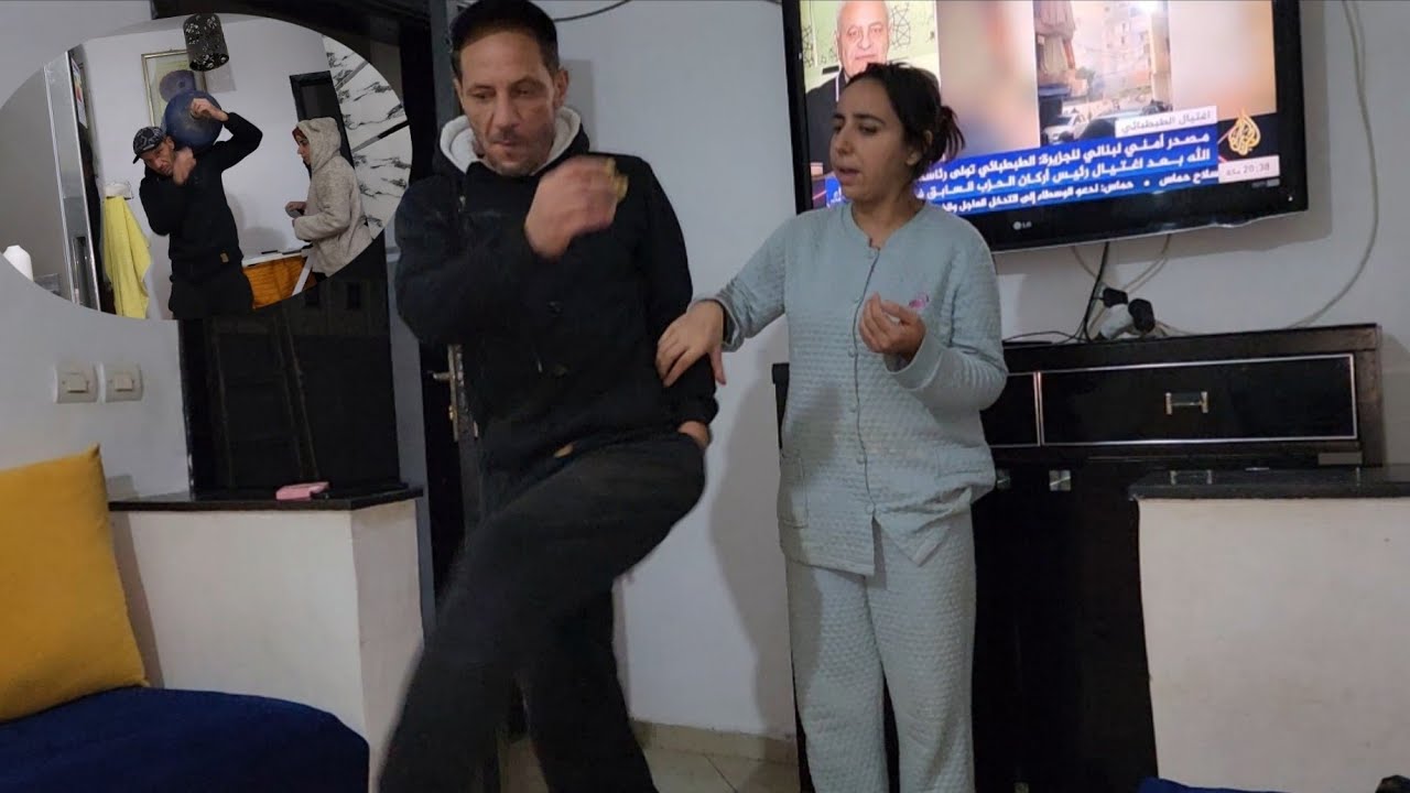 شوفوا الراجل خرج ليه لعقل😲دار حالة فالدار🤔ماخلانيش نمشي😌دابا شنو ندير معاه