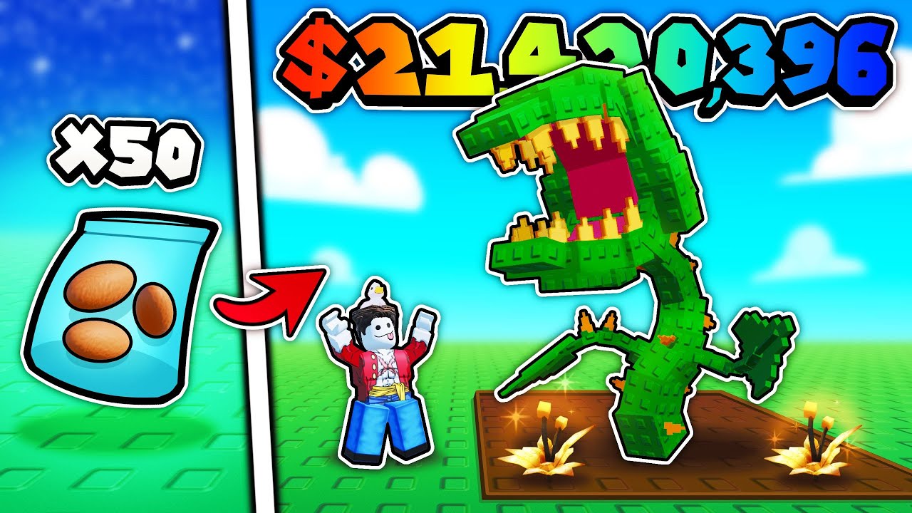 I opened 50 NEW seed packs to become the richest farmer in Roblox