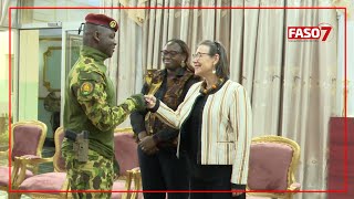 Le Capitaine Ibrahim Traoré reçoit l’Ambassadeur du Brésil en fin de mission