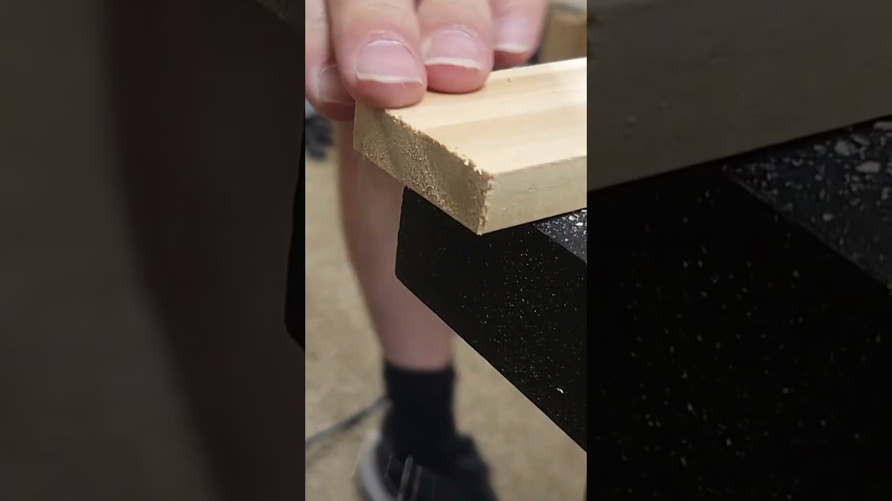 River Table project- Cutting wood with Jigsaw to frame waterfall