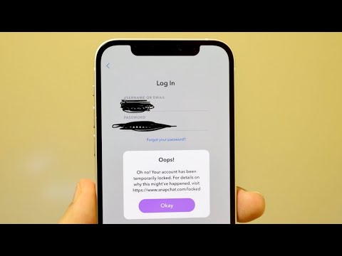 How To Fix Locked Snapchat Account! (2021)