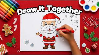 Turn Number 5 into Santa Claus | Easy Drawing Tutorial
