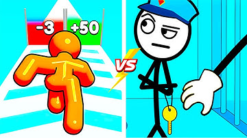 Tall Man Run vs Thief Puzzle 🏃🧠💥 NEW Update Level Gameplay Walkthrough (Android iOS) Q7L