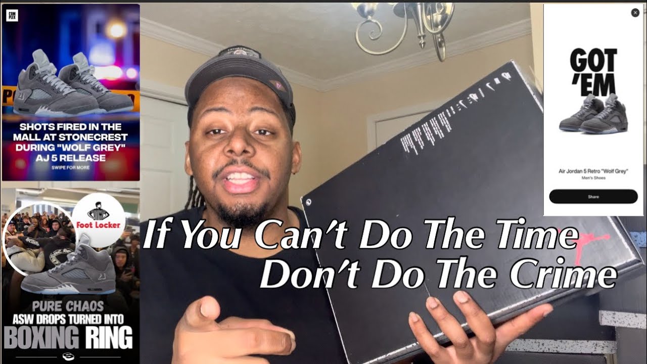 Air Jordan 5 Wolf Grey 2026 Crazy Lines and 2 People Was Shot Over These Sneakers #sneakers #nike 