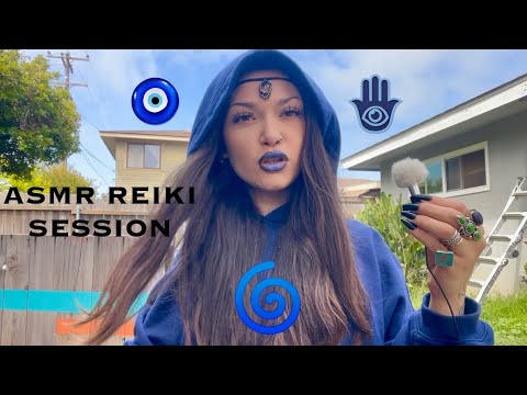 Outside REIKI ASMR with RING SOUNDS, ENERGY WORK, & PERSONAL ATTENTION TINGLES🥰🌀🪬🧿+Clicky whispers!