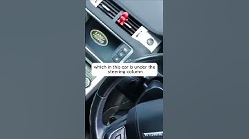 How To Start A 2016 Range Rover Evoque Using The Emergency Start Function