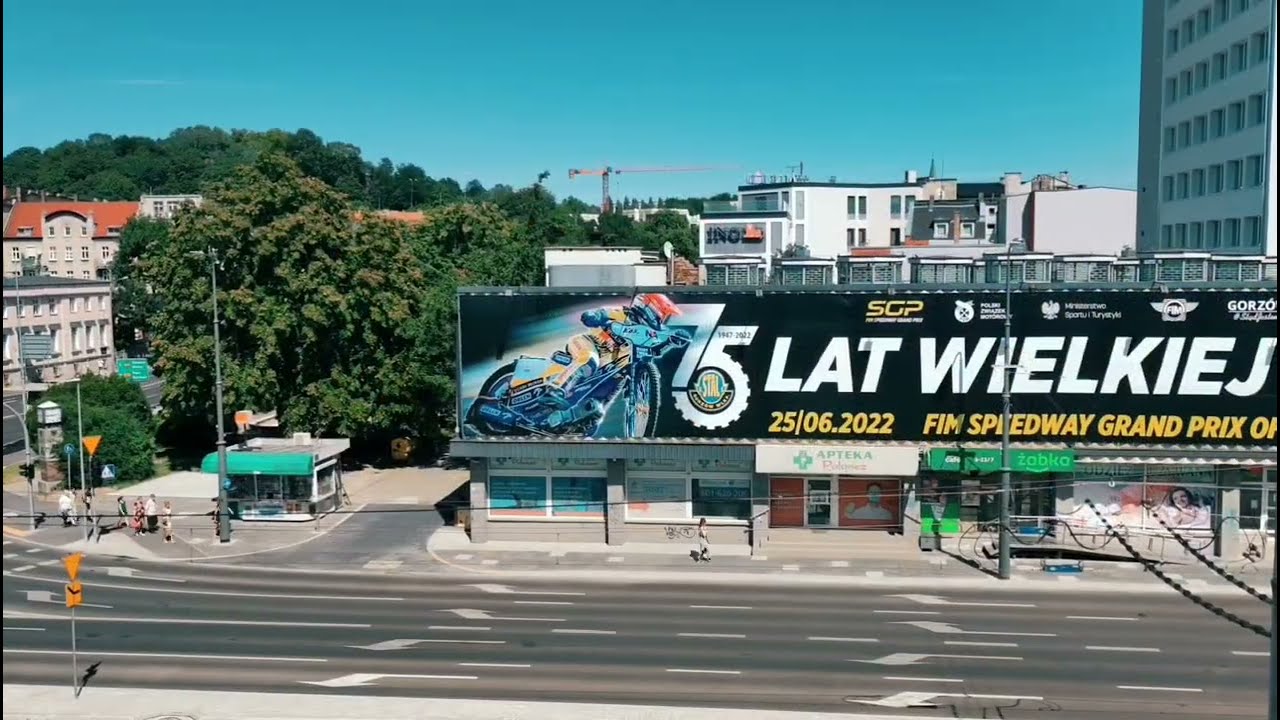 Widok na ul. Chrobrego w centrum Gorzowa