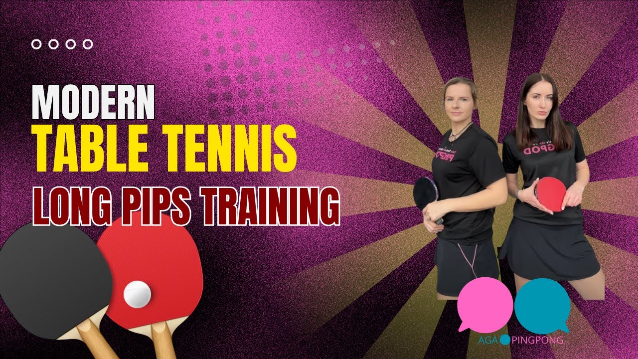 Тренировка по настольному теннису Modern Long Pips с тренером Ага