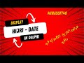 How to Display Hijri Date in Delphi