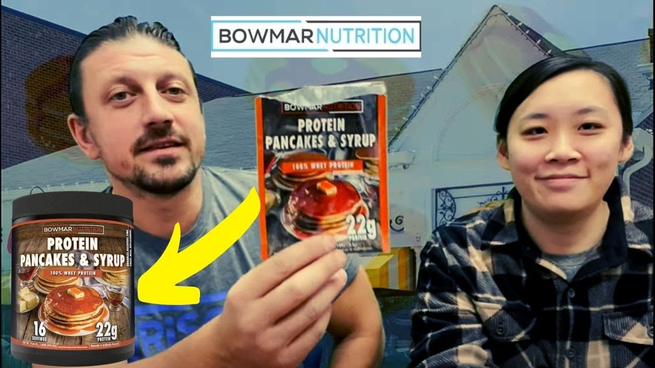 Bowmar Nutrition Pancakes & Syrup Protein Powder Review 🥞🥞🥞 - YouTube