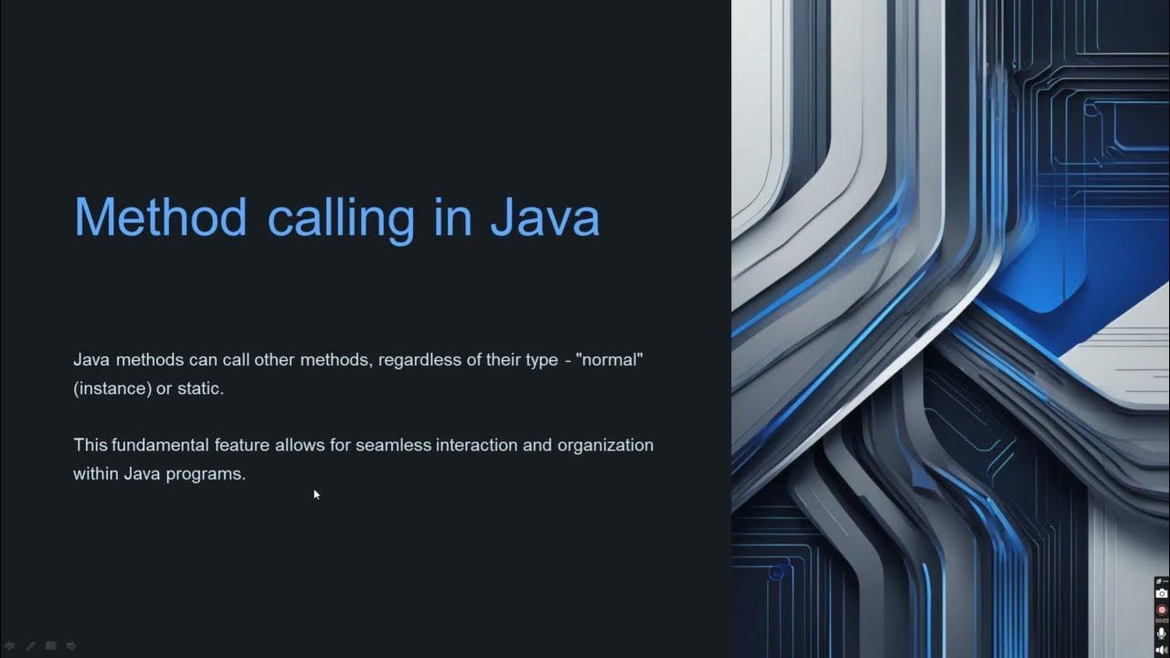 Method calling in Java is a powerful feature that enhances code ...