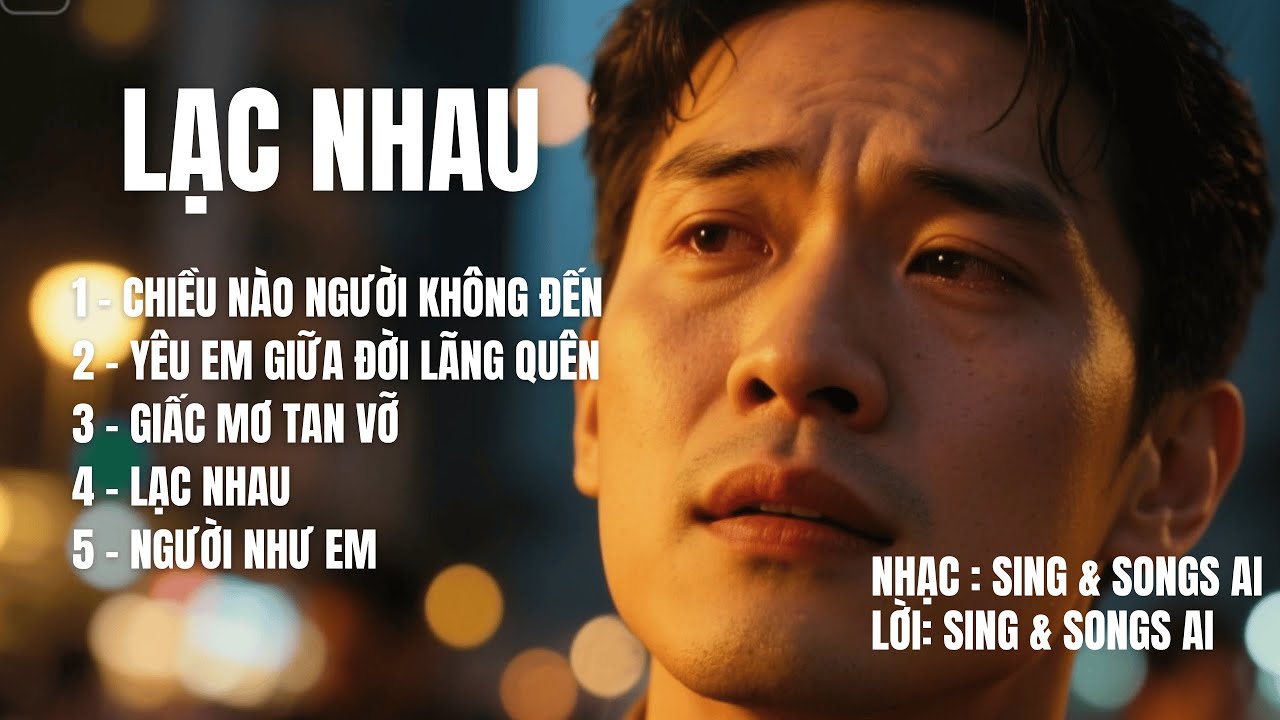LẠC NHAU | Album ballad đặc biệt, tập hợp 5 ca khúc buồn da diết | SING & SONG A.I