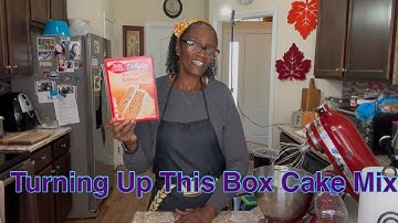 Turning Up This Box Cake Mix | Carrot Cake | cookingsemi-homemadewithjoyce