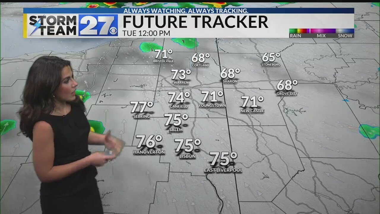 Tracking rain and storms for today - YouTube
