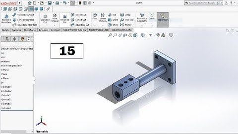 SolidWorks Tutorial Exercise 15 | Learn SolidWorks 3D