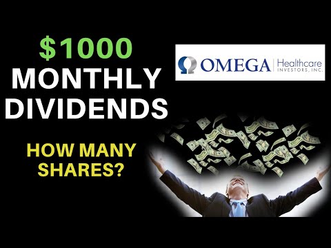   How Many Shares Of Stock To Make 1000 A Month Omega Healthcare Investors OHI