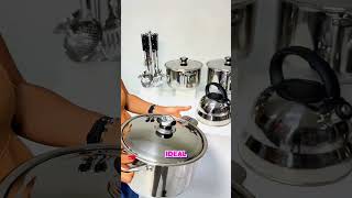 COMBO DE OLLAS EN ACERO QUIRÚRGICO MODELO 2020 DE 29 PIEZAS MARCA VALESKA