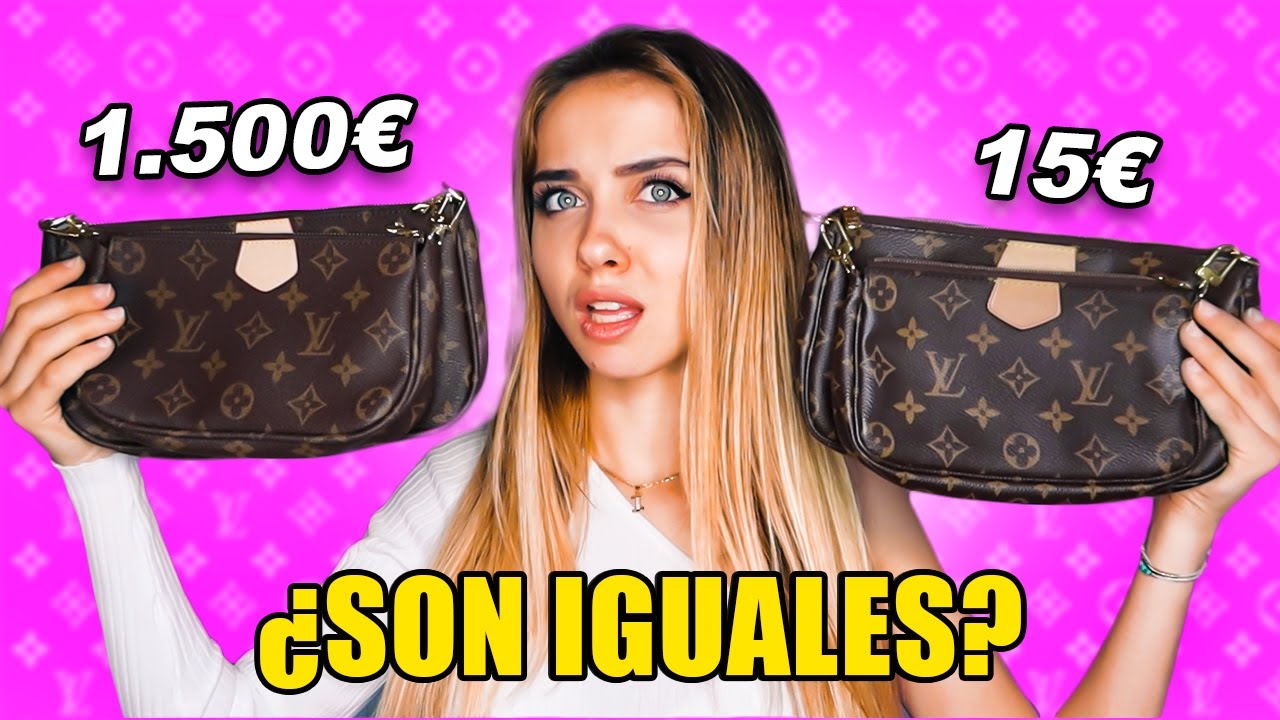 COMPRÉ un BOLSO FALSO de LOUIS VUITTON por 15€ ¿Es IGUAL ORIGINAL? - YouTube