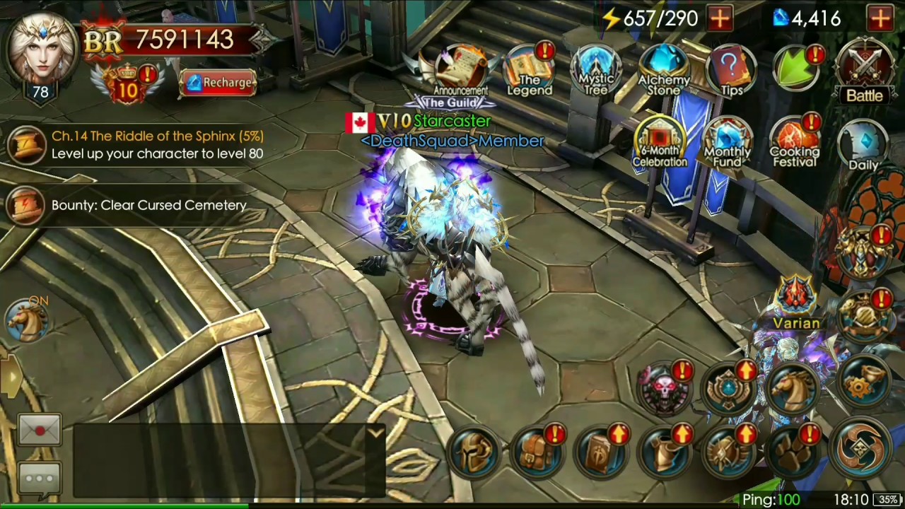 Legacy Of Discord Cryosaber activation over 210k BR