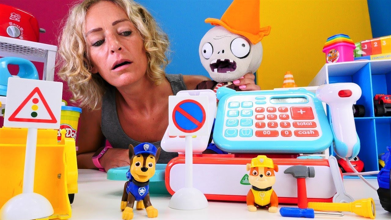 Spielzeugvideo für Kinder - Die Puppen am Meer - 4 Episoden am Stück