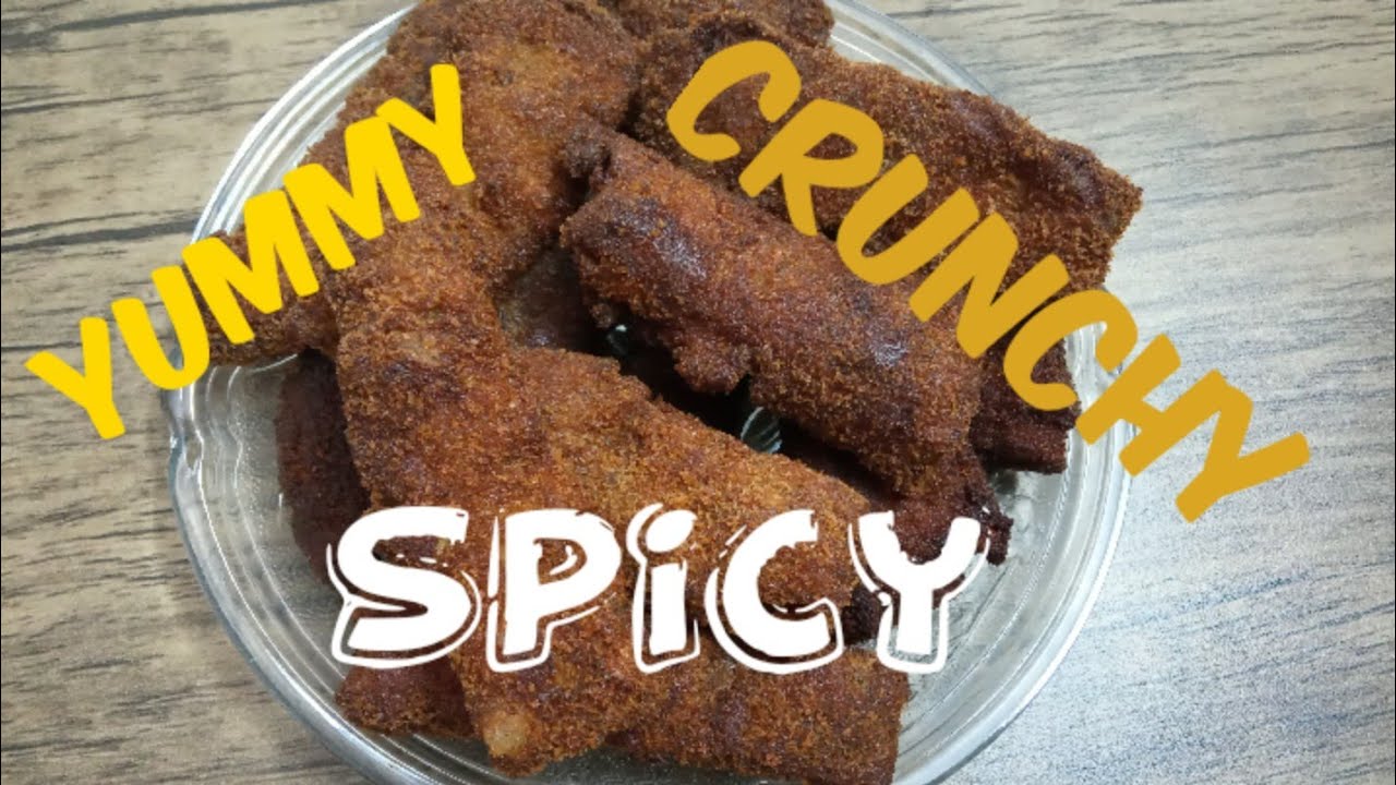 Crunchy Egg fingers / Crispy snak  | kitchen hut