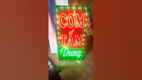 Mẫu bảng hiệu đèn led ruồi giá rẻ chỉ có tại Nguyễn Long Sắc Màu #banghieuledruoi