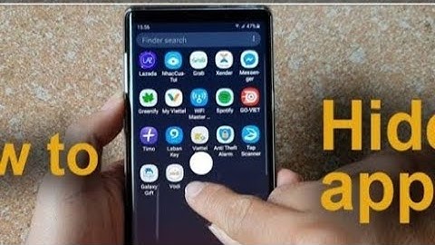 How to hide apps in samsung Galaxy j4 plus