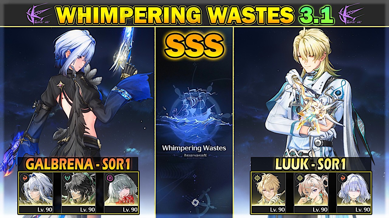 [NEW WhiWa] S0R1 Galbrena (Sustainless) & S0R1 Luuk - SSS Whimpering Wastes 3.1 | Wuthering Waves