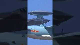 Chinese 🇨🇳 J20 formation with AEW&CS #shorts #aviation #china #india #shortsfeed